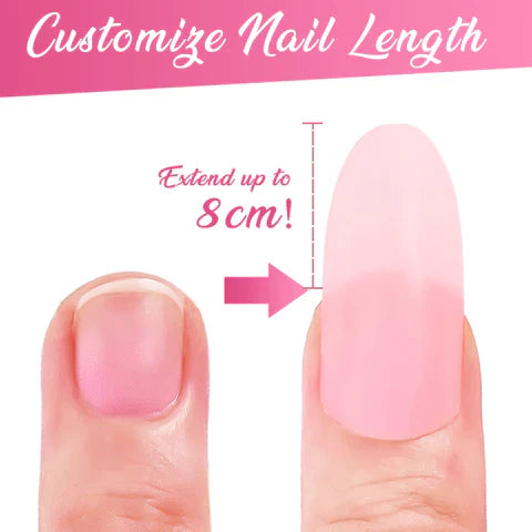 Silke glasfiber negleforlængelse